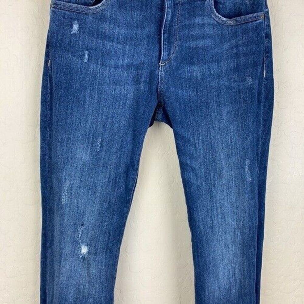DL1961 Mara Ankle Mid Rise Instasculpt Straight Jean Womens Size 27 Relaxed Boho - Picture 6 of 12